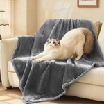 Waterproof Bed Blanket Washable, Soft Sherpa Fleece Puppy Reversible Throw. Fixed Price $26.81.