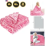 Pink Throw For Kids Girls - Soft Fuzzy Fleece Cheetah Leopard Blanket.... Fixed Price $26.00.