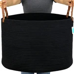Casaphoria Xxxlarge Cotton Rope For Living Room - Woven Storage Basket.... Fixed Price $41.34.
