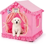 Princess Tent Cat Dog Bed Washable Cozy Indoor House Small Medium Pets. Fixed Price $64.99.