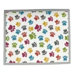 Just Home Soft Fleece Throw Blanket 50X60 Dog Or Cat Paw Print Pet Winter. Fixed Price $29.99.