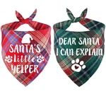 Stmk 2 Pack Christmas Dog Bandanas, Holiday Small, Style. Fixed Price $14.32.