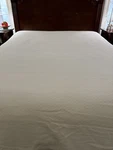Madison Park Woven 100% Cotton Bed Blanket Queen- Ivory Cream-new. Fixed Price $42.00.