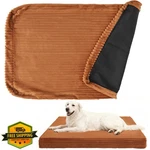 Beautyzoo Xl Brown Waterproof Dog Bed Cover 40X30INCH Plush. Fixed Price $41.99.