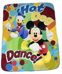 Disney Mickey Mouse Clubhouse Fleece Blanket Hot Dog Dance 62 X50. Fixed Price $24.99.
