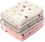 1 Pack 3 Blankets Super Soft Cute Dot Pattern Pet Flannel Throw For Dog. Fixed Price $28.28.