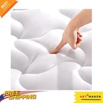 Cooling Full Size Mattress Topper Soft Quilted Protector 8-21 Inch Deep Pocket. Fixed Price $67.65.