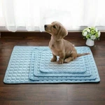 Pet Cooling Mat Pad Comfortable Ice Silk Cushion Bed Blanket Dog Cat. Fixed Price $14.77.