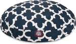 Navy Trellis Large Round Pet Bed With Washable Cover For Indoor/outdoor Use. Fixed Price $227.99.
