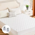 Heated Mattress Pad Queen Size (80 60 ) Dual Zone Electric Bed Warmer, 12 Adju. Fixed Price $89.99.