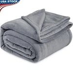 Ultra Soft Flannel Fleece Blanket Lightweight Cozy Microfiber Throw Gift Pets Us. Fixed Price $43.18.