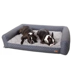 K&h Pet Products Air Sofa Bed Washable Gray Geo Flower Medium. Fixed Price $124.99.