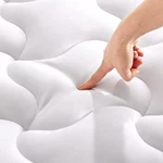Sleep Zone Cooling Mattress Topper Twin 21 Inch White Pad. Fixed Price $33.75.