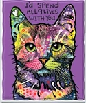 Dawhud Direct 50X60-INCH Cat Blanket Dean Russo 9 Lives Plush Fleece Throw New. Fixed Price $41.99.