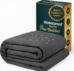 Paw Buddies Premium Waterproof Blanket King (80"X90"), Grey. Fixed Price $104.21.