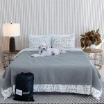 Oversized Waterproof Blanket For Pets - Machine Washable, 65X80IN (gray). Fixed Price $141.99.