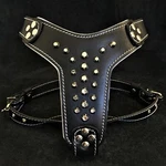 Bestia "rocky" Studded Dog Harness. Small To Medium Size. 100% Leather.. Fixed Price $74.48.