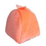 Cat Bed Orange And Ivory. Fixed Price $49.59.