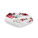 Berkshire Peanuts Velvetloft Snoopy Christmas Plush Blanket, 90X108". Fixed Price $67.98.
