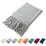 Homiest Decorative Knitted Throw Blanket With Fringe Soft & Cozy Tassel. Fixed Price $32.89.