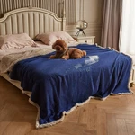 Kritter Planet Waterproof Bed Blanket For Couples, Washable Stain Pad B.... Fixed Price $86.73.