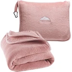 Bluehills Premium Soft Tall Travel Blanket Pillow For Airplane Long Flight Pink. Fixed Price $29.99.