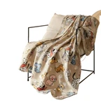 Free Ship Dogs Scarves Fleece Throw Blanket Multicolor Size 50 X 60 Mainstay. Fixed Price $25.97.