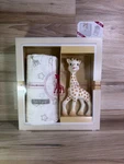 Sophie Girafe Gift Set Teething Toy And Blanket For Babies. Fixed Price $29.99.