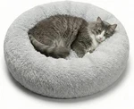 Plush Pet Calming Donut Dog Cat Round Cuddler Nest Cushion Beds Matt. Fixed Price $34.19.