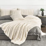 Yusoki Luxury Faux Fur Blanket For Twin Xl Bed LAYERS,5.2LB,ALL Ages,home D.... Fixed Price $75.69.