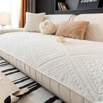 Mdsasfd Boho Couch 1PC/36"X 71"/RECTANGULAR Sectional Cover, Beige White. Fixed Price $69.82.