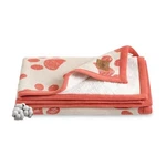 Baby & Pet Blanket 100% Cotton With Sherpa Fleece Soft Stroller Cuddle. Fixed Price $63.18.