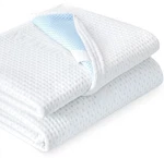 Subrtex King Size 3" Mattress Topper Cover, Removable, With Zippers (cover Only). Fixed Price $14.99.