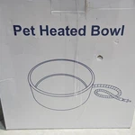 Fuliuna PL-25 Heated Electric Plastic Pet Waterer Bowl Gray AC110-120V 30W. Fixed Price $29.99.
