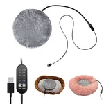 Usb Pet Heating Pad With Washable Cover, 5-TEMP & Timer Turn Any Bed. Fixed Price $31.67.