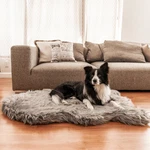 Puprug By Paw.com Faux Fur Orthopedic Dog Bed - Curve Charcoal Grey. Fixed Price $207.99.