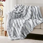 Hyde Lane Luxury Fluffy Faux Rabbit Fur Throw Blanket - Ultra Soft Cozy Blank.... Fixed Price $102.48.