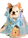 Dog Size Fleece Blankets, Pet Travel Throw Cover Yoga Monkey Blue. Fixed Price $16.00.