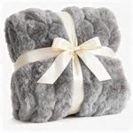 Fluffy Throw Bubble Blanket Queen Size - Faux Fur For Couch Bed Pl.... Fixed Price $84.02.