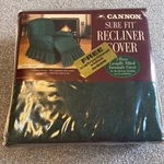 Cannon Sure Fit Recliner Cover 3 Piece Hunter Green Denim Woven 441501-69 New. Fixed Price $29.00.