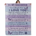 Someklly Daughter Throw Soft Cozy Lightweight Flannel With H.... Fixed Price $40.27.