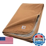 Carhartt Firm Duck Sherpa-lined Pet Blanket Reversible Durable Comfort. Fixed Price $121.08.