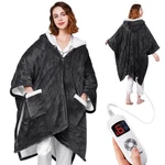 Yokimisu Heated Blanket Throw Wearable - Reversible Flannel & Sherpa Electric Wr. Fixed Price $77.79.