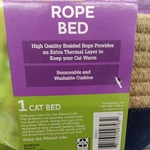 Vibrant Life, Pet Beds, 19" Oval Woven Felt Rope Bed, With Catnip, Multi-c. Fixed Price $17.96.