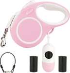 Wrsomit Upgraded Retractable Dog Leash With Chew Proof Cable And Poop Bag Dispen. Fixed Price $38.79.