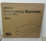 Altland 10 Pcs Of Emergency Blankets. Fixed Price $10.00.