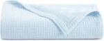 Arkwright Basket Weave Queen Blanket - (90X90), Nantucket Breeze Blue. Fixed Price $73.22.