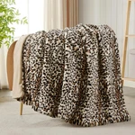 Cozy Brown Cheetah Faux Fur Blanket - Plush Twin Size 60" 70. Fixed Price $59.99.