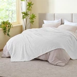 Bedelite Fleece Blanket, Large King Size For Bed, 3D Jacquard Decorative Whit.... Fixed Price $36.18.