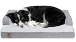 Ksiia Washable Dog Bed Large Sized 35.0"L X 22.0"W 6.0"TH, Light Grey. Fixed Price $42.99.